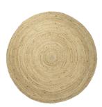 NIEUW Jute vloerkleed 200 cm Rond Naturel, Huis en Inrichting, Stoffering | Tapijten en Kleden, 200 cm of meer, Nieuw, 200 cm of meer