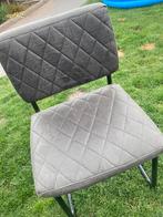 Eetkamerstoelen 4 stuks, Huis en Inrichting, Ophalen, Grijs, Vier