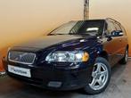 Volvo V70 2.4 Edition Sport 170 pk! youngtimer leer, Auto's, Voorwielaandrijving, Zwart, Blauw, 1470 kg