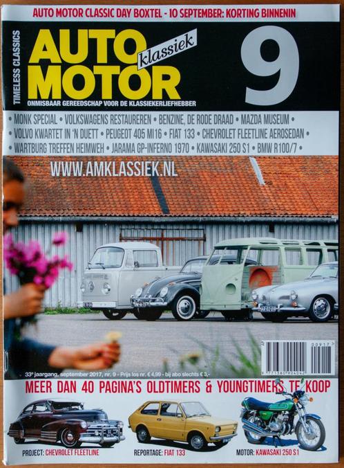 Auto Motor Klassiek 33 (2017), 9 (september), Boeken, Auto's | Folders en Tijdschriften, Zo goed als nieuw, Algemeen, Ophalen of Verzenden
