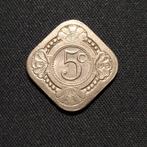 5 cent 1936, Verzenden, Koningin Wilhelmina, 5 cent, Losse munt