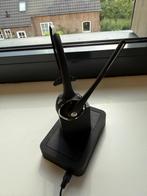 Draadloze headset met laadstation, Computers en Software, Headsets, Ophalen, Volumeregelaar, On-ear, Zo goed als nieuw