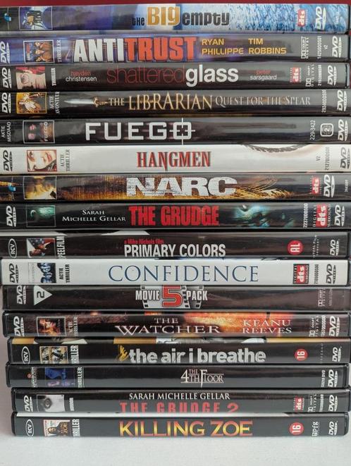 20 dvd's mix crime, thriller, horror, Cd's en Dvd's, Dvd's | Thrillers en Misdaad, Gebruikt, Ophalen of Verzenden