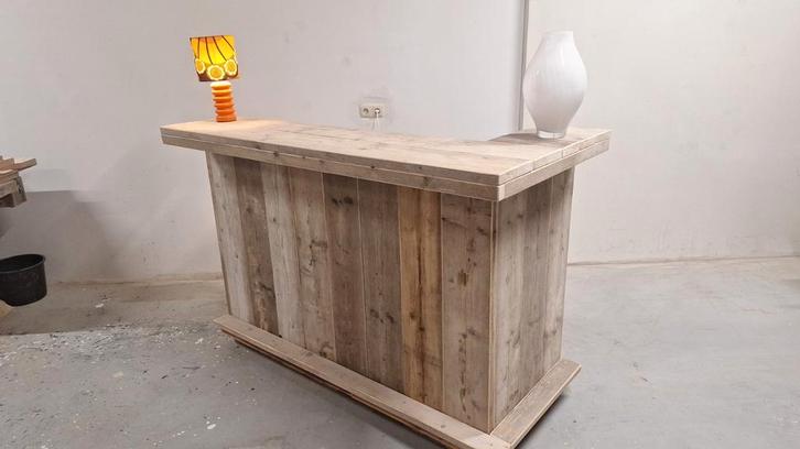 Borrel Cocktail bar tuinbar steigerhout douglas buitenbar, Huis en Inrichting, Barren, Nieuw, Ophalen of Verzenden
