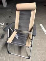 Campingstoel (2) strandstoel (2) en parasol, Ophalen, Zo goed als nieuw, Metaal, Inklapbaar