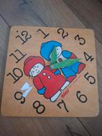 Vintage Sio Amsterdam Houten Speelgoed Klok, Ophalen of Verzenden
