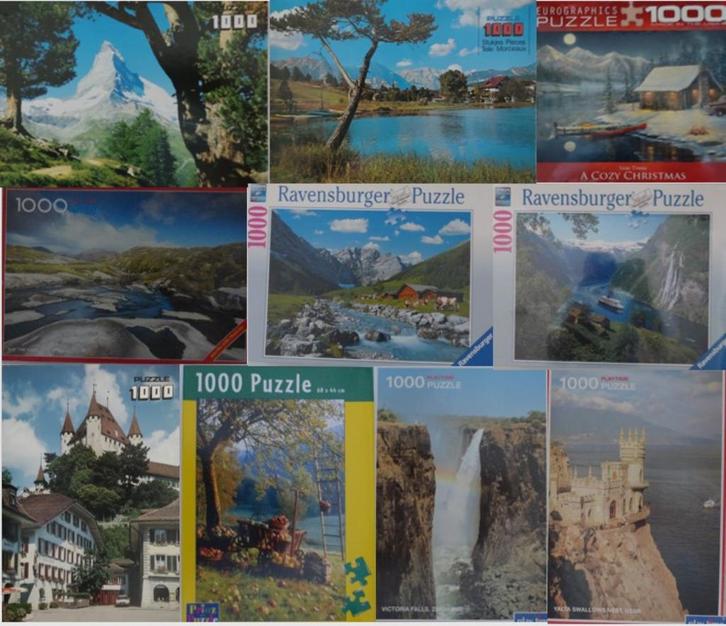 Puzzel, Hobby en Vrije tijd, Denksport en Puzzels, Zo goed als nieuw, Legpuzzel, 500 t/m 1500 stukjes, Ophalen