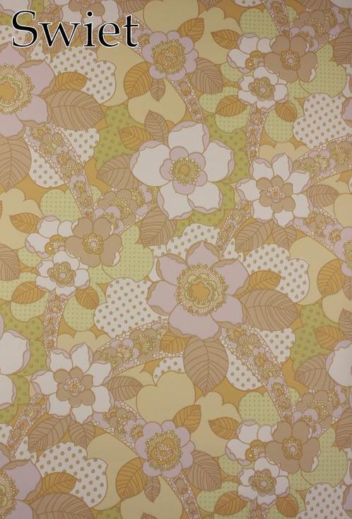 6510 Vintage retro oud barok bloemetjes behang behangpapier, Huis en Inrichting, Stoffering | Behang, Verzenden