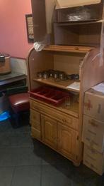 Secretaire en servieskast, Huis en Inrichting, Kasten | Secretaires, Ophalen, Zo goed als nieuw