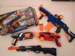 4 Nerf Pistolen (o.a. Elite Retaliator), Ophalen of Verzenden, Gebruikt, Jongen of Meisje