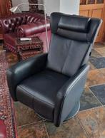 Sta-op stoel Velderhof, Leer, nieuwprijs €5.400 + garantie, Huis en Inrichting, Fauteuils, Ophalen, Zo goed als nieuw, 75 tot 100 cm