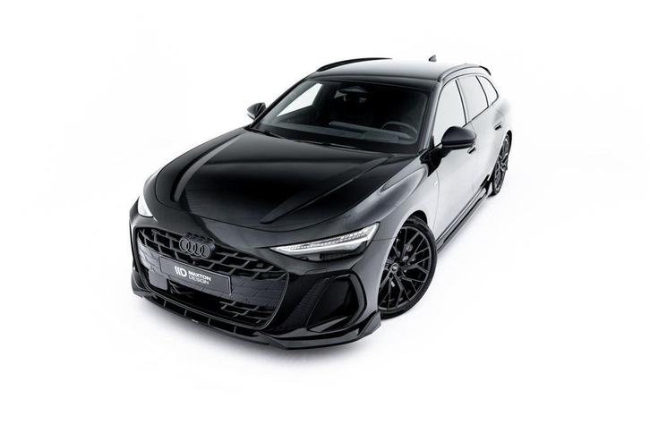 Maxton Design Audi A6 C9 S Line Splitter Voorspoiler Spoiler, Auto diversen, Tuning en Styling, Verzenden