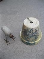 Beschilderde tuinpot  Afmeting 18 cm x 16 cm, Ophalen of Verzenden, Zo goed als nieuw