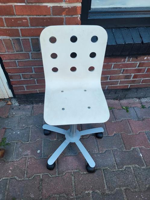 Ikea Jules bureaustoel, Huis en Inrichting, Bureaustoelen, Gebruikt, Bureaustoel, Wit, Ophalen