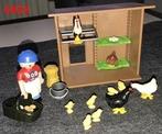 Playmobil Kippenhoudster Set - Compleet!, Ophalen, Gebruikt, Complete set
