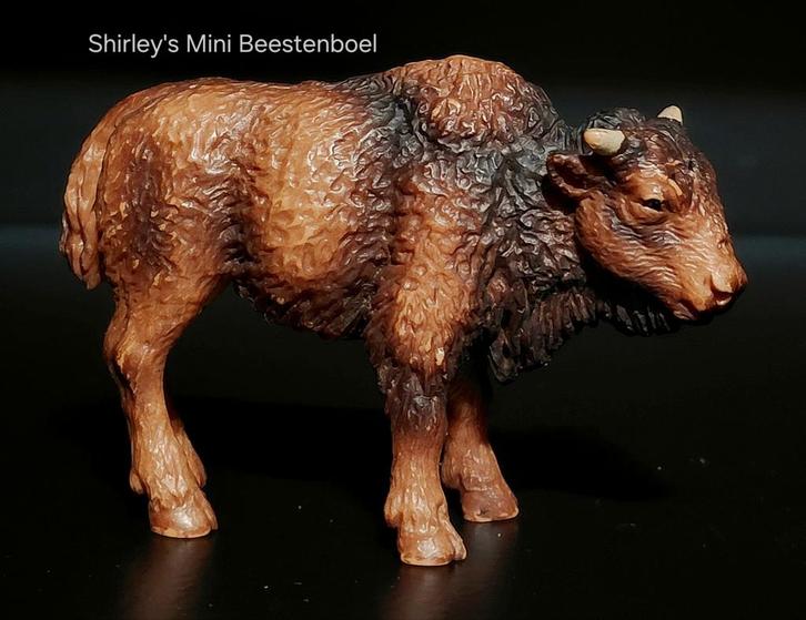 Schleich bizon kalf, Verzamelen, Dierenverzamelingen, Zo goed als nieuw, Beeldje of Figuurtje, Wild dier, Ophalen of Verzenden