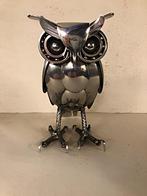 Uil owl metal art design, Antiek en Kunst, Ophalen of Verzenden