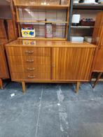 Vintage sideboard met lades jaren 60, Huis en Inrichting, Kasten | Dressoirs, Ophalen, ,, 50 tot 100 cm, Zo goed als nieuw