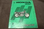 Honda CB400F 1975 motorcycle parts list CB 400 Four, Ophalen of Verzenden, Honda