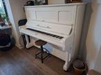 Witte Brocante Piano - Eyecatcher!, Muziek en Instrumenten, Piano's, Ophalen, Gebruikt, Wit, Piano
