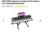 max kb4 keyboard met standaard, Muziek en Instrumenten, Keyboards, Overige merken, 61 toetsen, Zo goed als nieuw, Ophalen