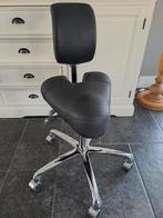 Tabouret zadelkruk, voor pedicure of schoonheidssalon, Ophalen, Gebruikt, Zwart, Bureaukruk