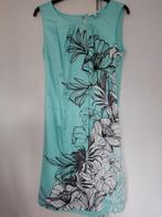Charles Vögele dames jurk turquoise met bloemen print, Kleding | Dames, Maat 38/40 (M), Charles Vogele, Overige kleuren, Ophalen of Verzenden