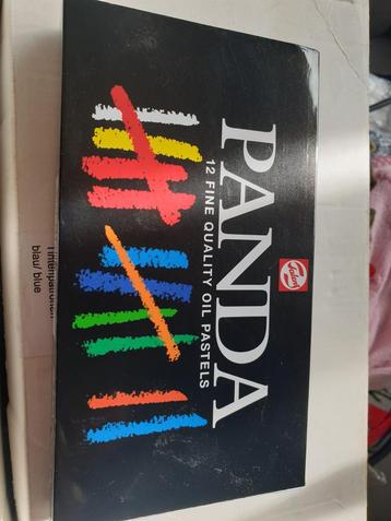 Panda Oliepastels - 12 Kleuren - Nieuw beschikbaar voor biedingen