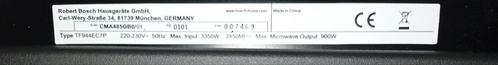 Bosch inbouw combimagnetron heteluchtoven E-nr: CMA485GB0/01, Witgoed en Apparatuur, Magnetrons, Gebruikt, Inbouw, Combimagnetron