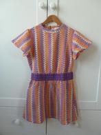 Shoeby zigzag jurk lila/oranje/roomwit maat 146/152 zgan, Meisje, Ophalen of Verzenden, Zo goed als nieuw, Jurk of Rok