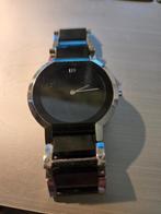 Danish Design horloge met een zwarte wijzerplaat 35 mm ., Sieraden, Tassen en Uiterlijk, Horloges | Heren, Staal, Gebruikt, Polshorloge