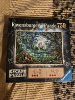 Ravensburger Escape Puzzel - Eenhoorn, Ophalen of Verzenden, 500 t/m 1500 stukjes, Zo goed als nieuw, Legpuzzel