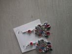rood,blauw strass nieuw,zilverkleur, Ophalen of Verzenden, Nieuw, Blauw, Overige materialen