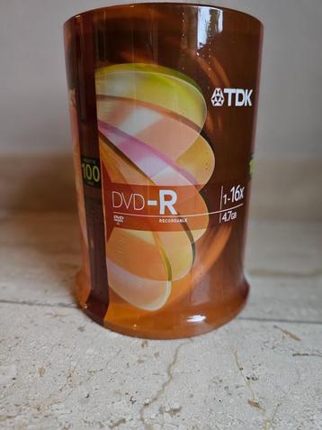 DVD -R Stacks 2 x 100 stuks, TDK en Sony beschikbaar voor biedingen