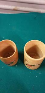 bamboe vaasjes vintage, jaren 20, Huis en Inrichting, Woonaccessoires | Vazen, Ophalen of Verzenden, 'T Olde Gre-j, Info@toldegrej.nl