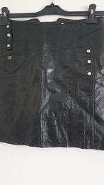 Leren gevoerde rok, Maat 38/40 (M), Zwart, Prens, Ophalen of Verzenden