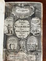 Antiek boek: Leere der Waarheid, 1686, Antiek en Kunst, Ophalen of Verzenden