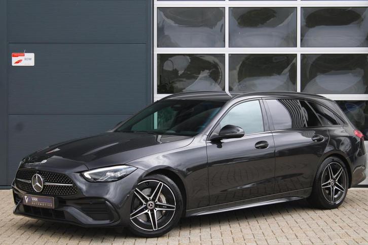 Mercedes-Benz C-klasse Estate 200 AMG Line Night | Sfeer | C, Auto's, Mercedes-Benz, Bedrijf, Te koop, C-Klasse, ABS, Achteruitrijcamera