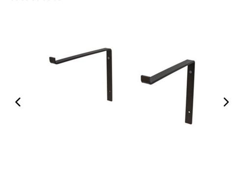 Plankdrager zwart per set 4, Huis en Inrichting, Woonaccessoires | Wandplanken en Boekenplanken, Nieuw, Ophalen of Verzenden