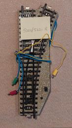 Märklin elektrische Wissel 5202/5221 R - Gebruikt, Hobby en Vrije tijd, Modeltreinen | H0, Wisselstroom, Gebruikt, Rails, Ophalen of Verzenden