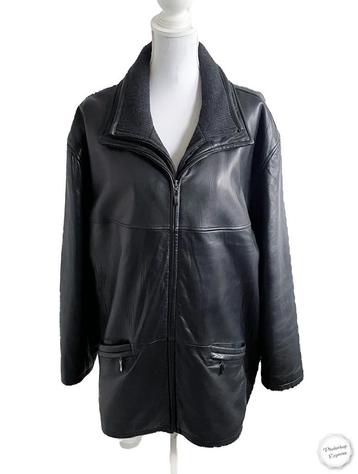 Mooie leren jas van Donar XXXL beschikbaar voor biedingen