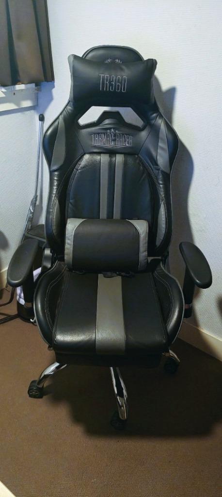 Bureaustoel Gamingstoel (Tarmac racer), Huis en Inrichting, Bureaustoelen, Nieuw, Bureaustoel, Zwart, Ergonomisch, Gaming bureaustoel