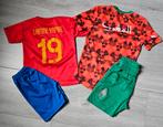 Opruiming: Voetbaltenue Maat 98/104 - Spanje & Marokko, Ophalen of Verzenden, Onbekend