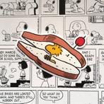 Woodstock van Snoopy/Peanuts strips boterham Sticker, Verzamelen, Stripfiguren, Verzenden, Snoopy, Nieuw, Plaatje, Poster of Sticker