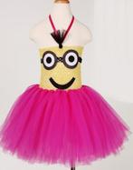 Nieuw ! Maatreeks 104-110-116-122 Roze Minion Prinses Jurken, Ophalen of Verzenden, Nieuw, 110 t/m 116, Meisje