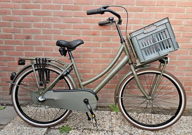 Cortina U4, Legergroen, Fietsen en Brommers, Fietsen | Dames | Omafietsen, Zo goed als nieuw, Minder dan 47 cm, Versnellingen