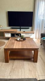 Massief eiken salon tafel, Ophalen