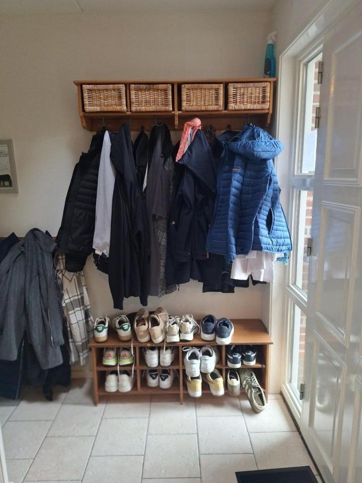 Kapstok en schoenenrek Ikea, Huis en Inrichting, Woonaccessoires | Kapstokken, Gebruikt, Wandkapstok, Minder dan 100 cm, Hout