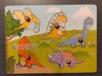 Houten dino Knopjespuzzel, Ophalen of Verzenden