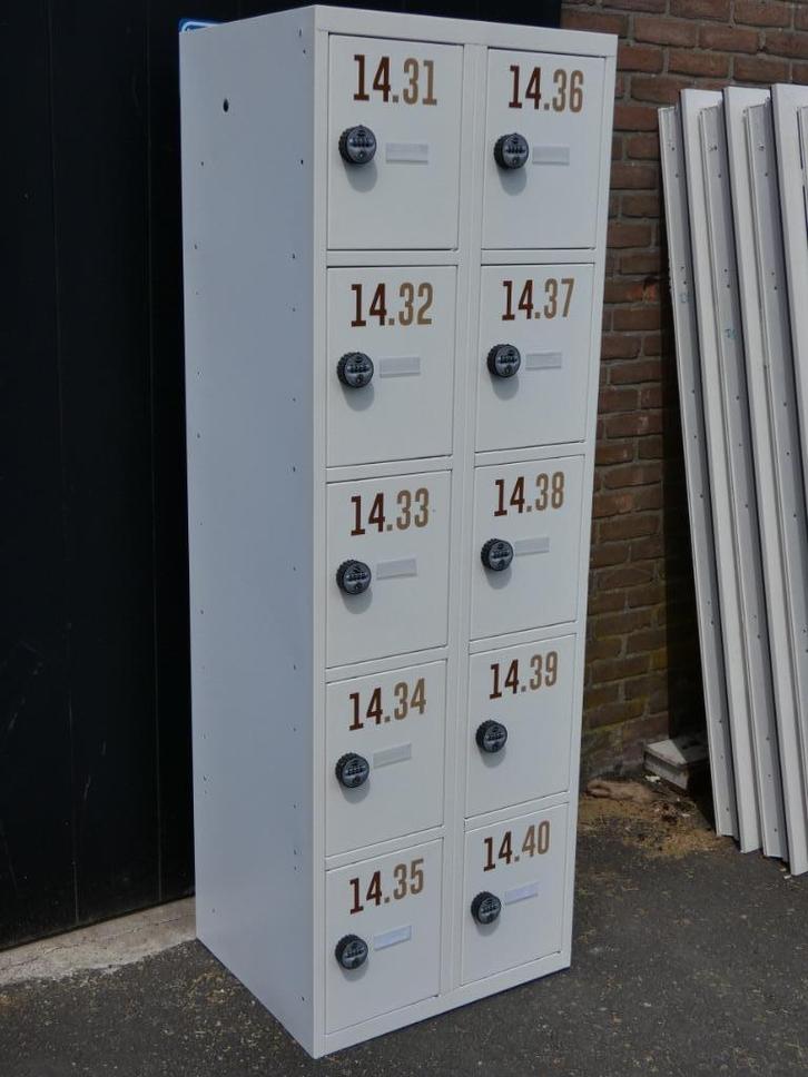 Lockers met mechanisch cijferslot, Huis en Inrichting, Kasten | Lockerkasten, Gebruikt, Ophalen